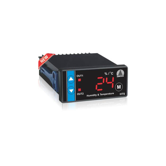 رطوبت سنج و حرارت سنج آدنیس مدل HTS  به ابعاد 68*35*77 ADONIS