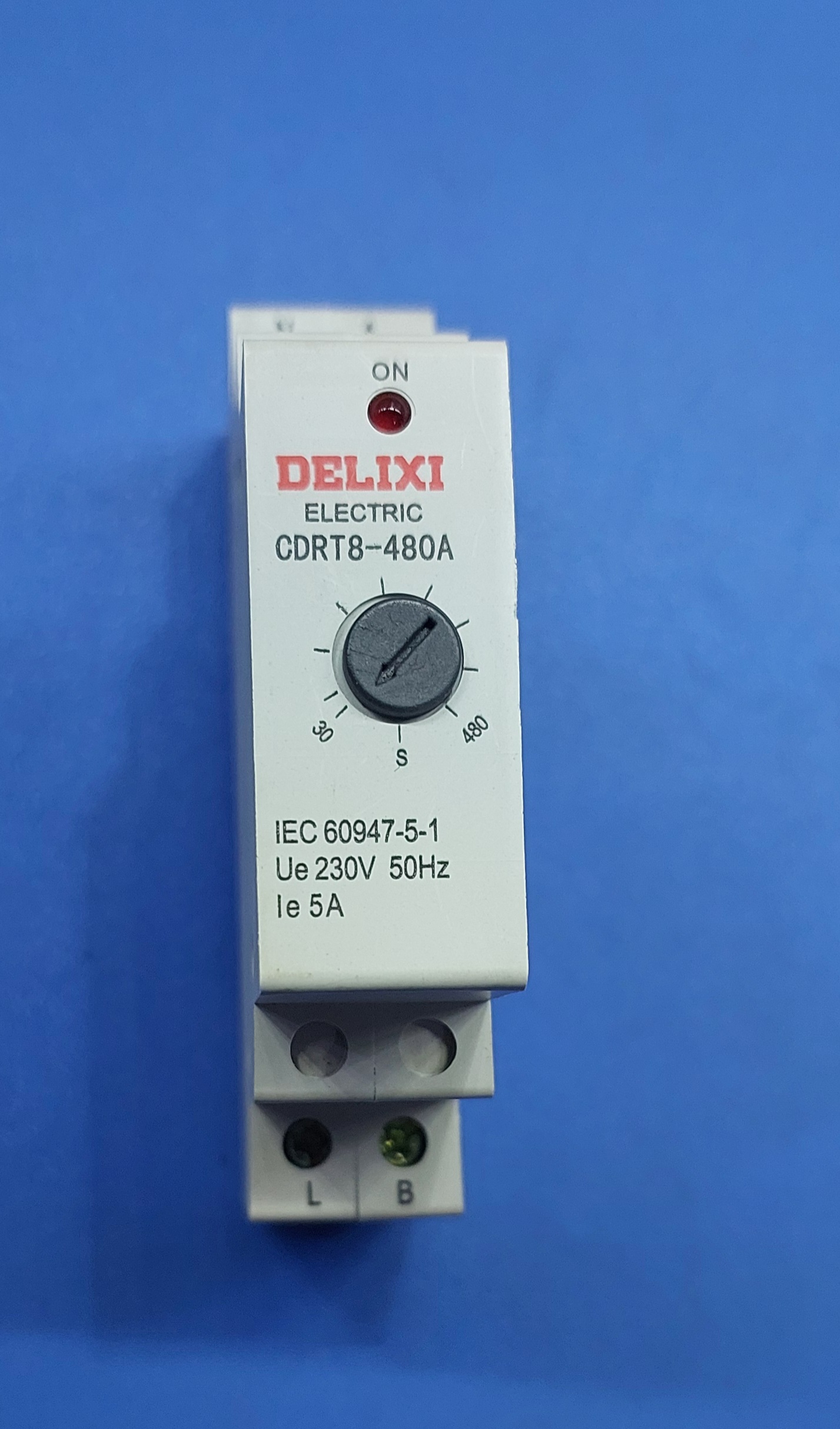 تایمر راه پله دلیکسی مینیاتوری 30-480 ثانیه DELIXI ELECTRIC CDRT8-480A